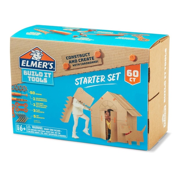Elmer’s | Toys | New Elmers Build It Tools Starter Set 6 Piece Kit ...